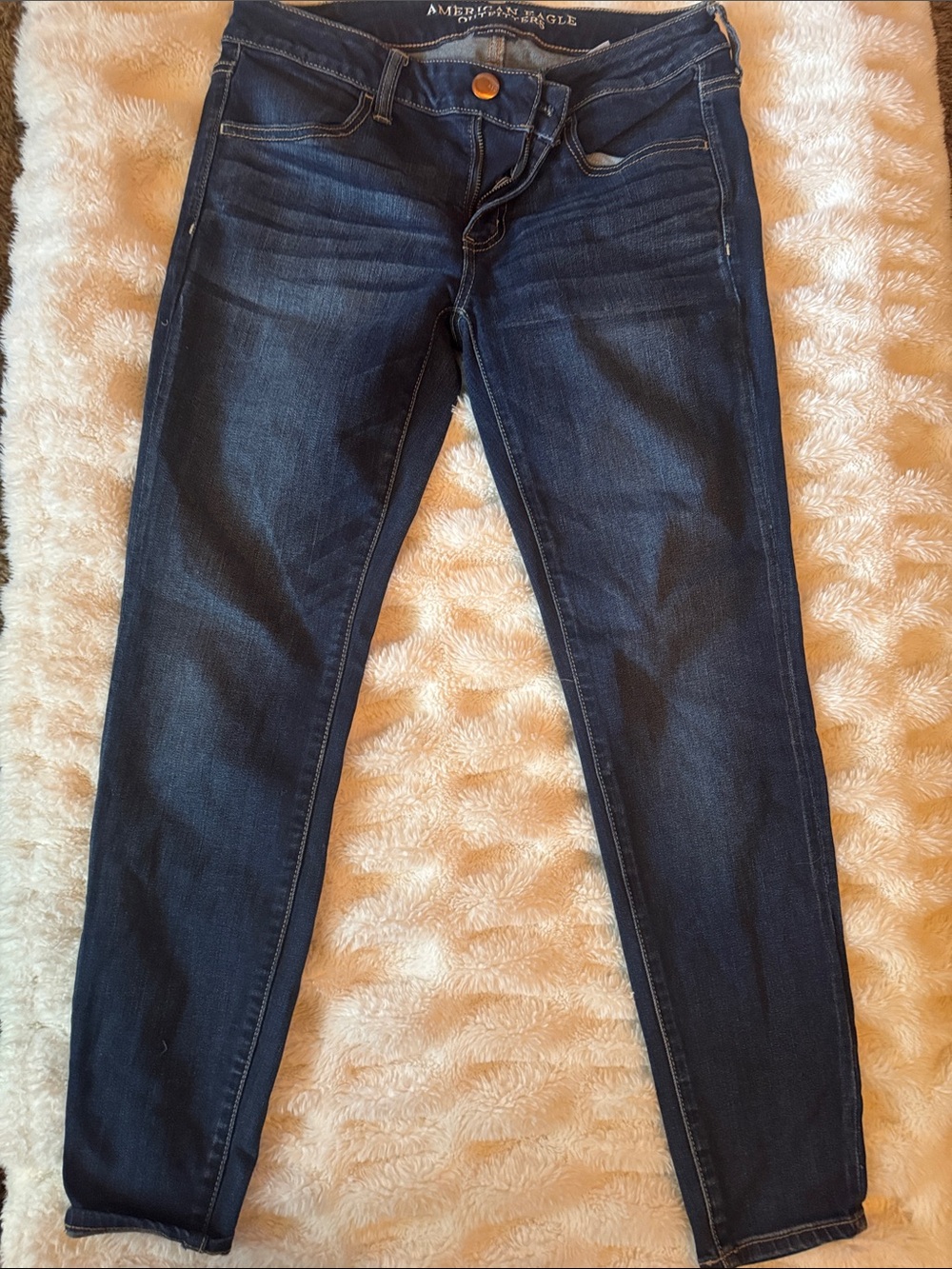 American Eagle Outfitters Dark Blue Skinny Jeans